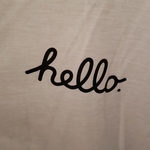 Apple "hello" t-shirt